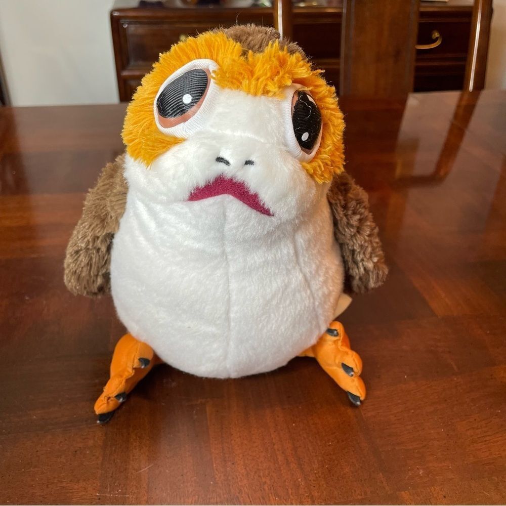 Star Wars Porg Bird The Last Jedi Plush Stuffed Disney Store Toy 10" Tall